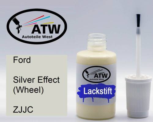 Ford, Silver Effect (Wheel), ZJJC: 20ml Lackstift, von ATW Autoteile West.